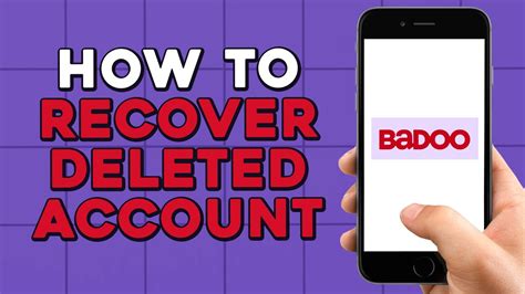 badoo recover account|How to Activate a Deleted Badoo Account: 6 Steps (with。